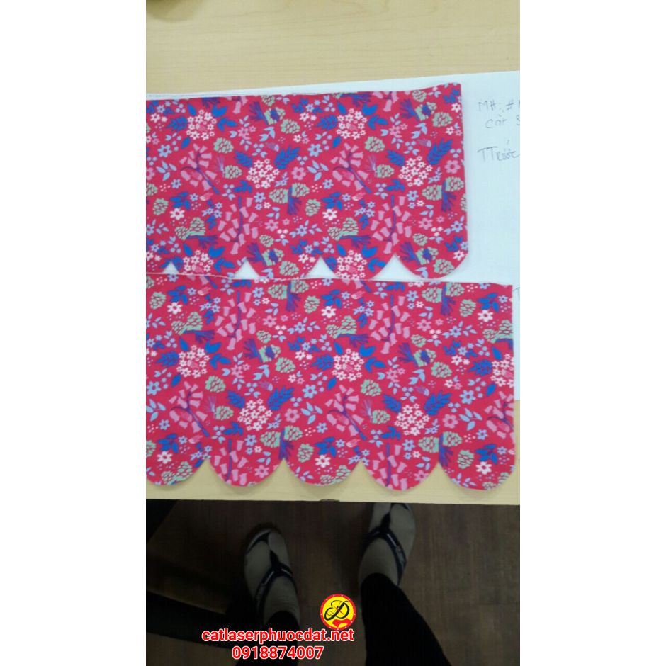 Cắt laze trên vải