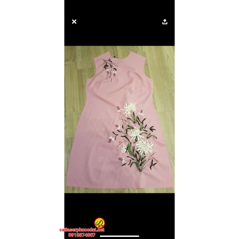 Cắt LAZE trên váy