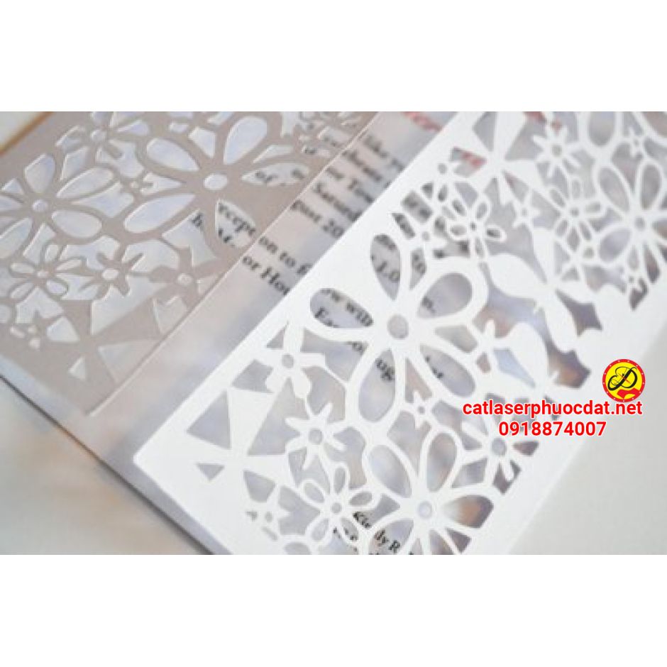 Cắt laze trên giấy