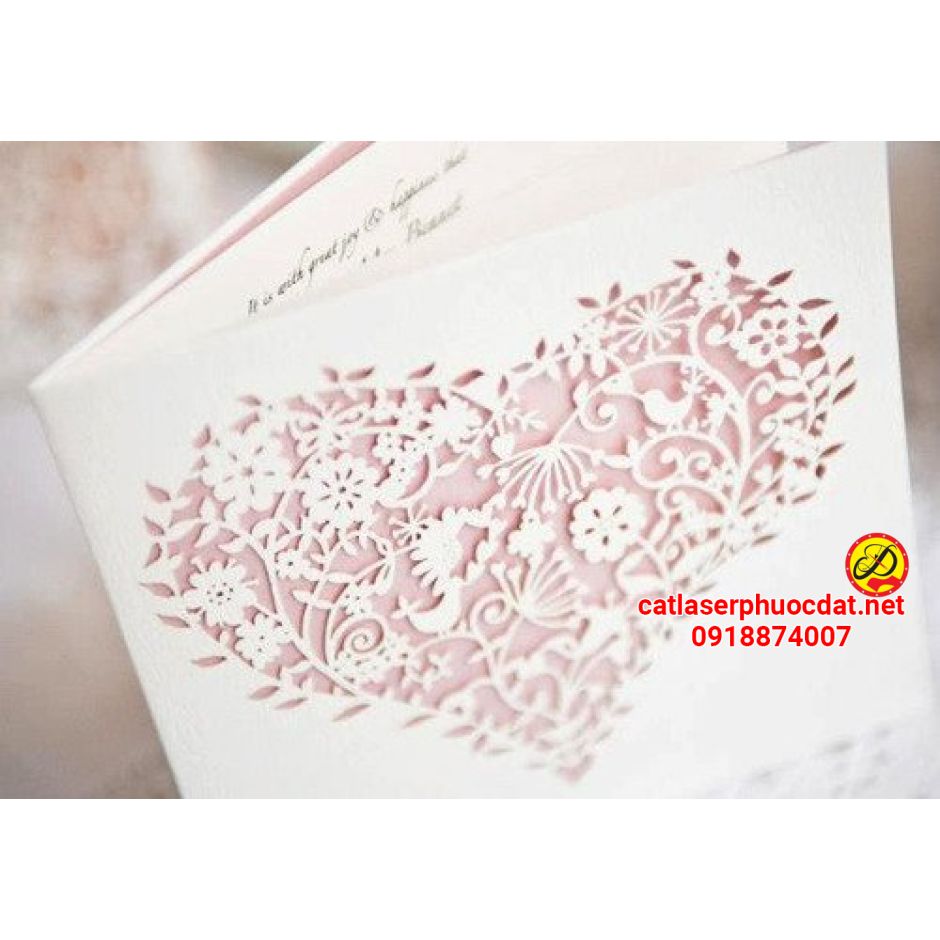 Cắt laze trên giấy