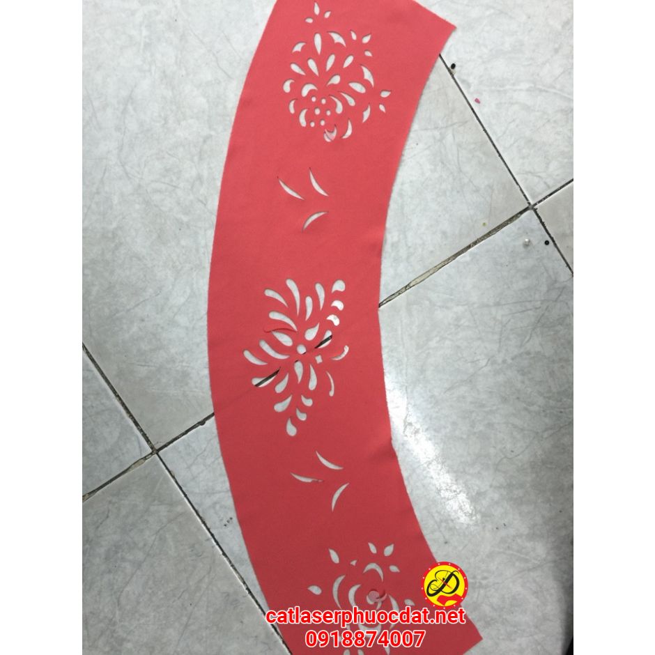 Cắt laze trên vải